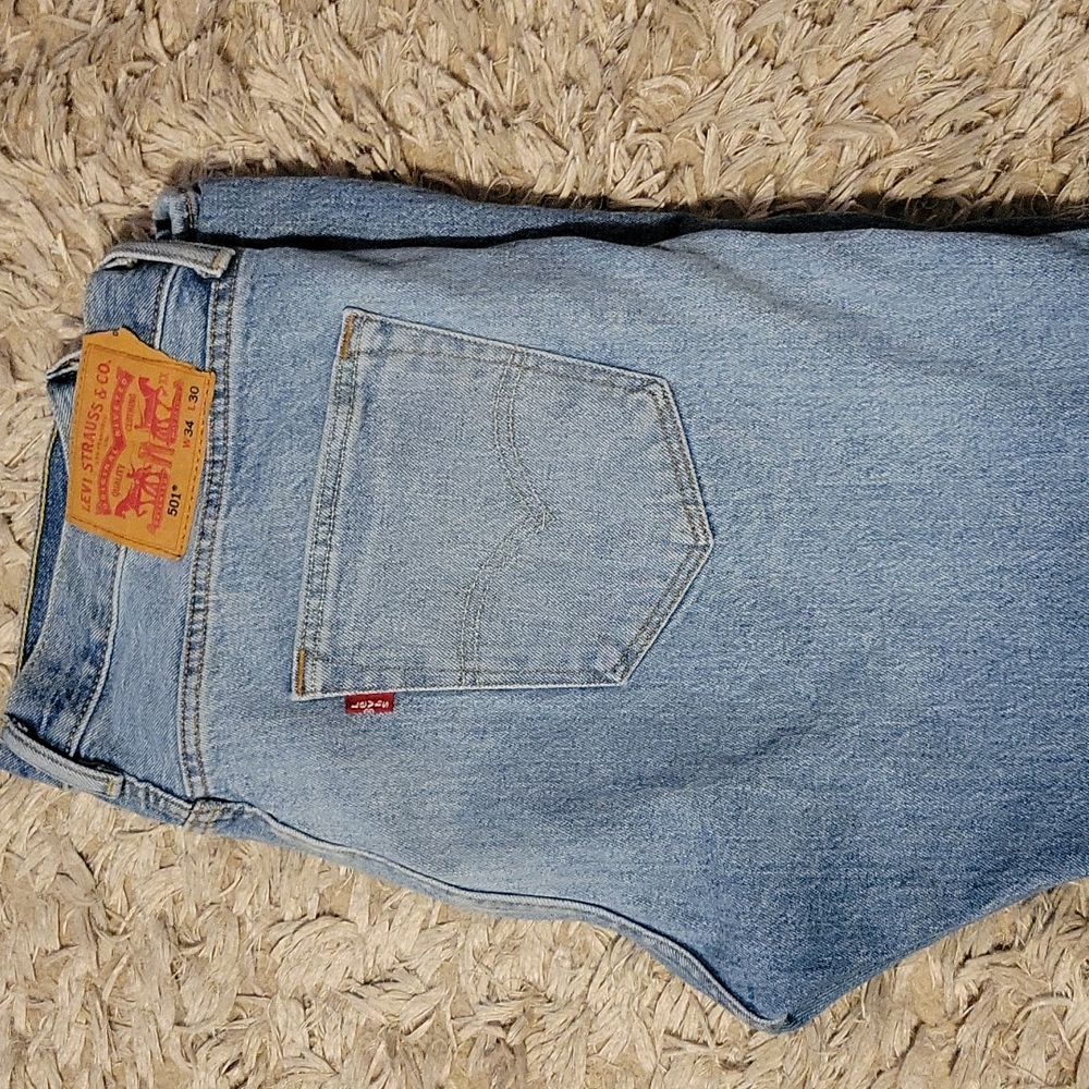 Mens Levi's 501 Button Fly 34x30
